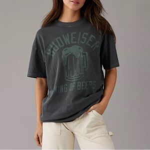 AE Oversized Budweiser Graphic Tee